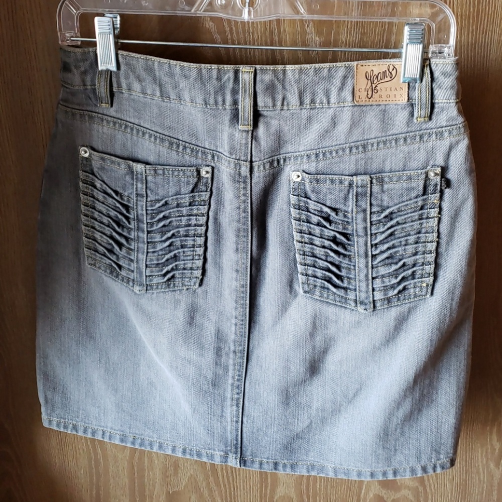 Christian Lacroix Jean Skirt Size 2